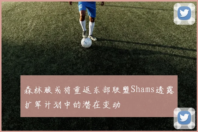 森林狼或将重返东部联盟Shams透露扩军计划中的潜在变动